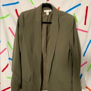 H&M Olive Blazer